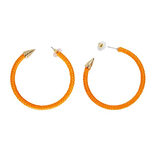 Neon Orange Earrings