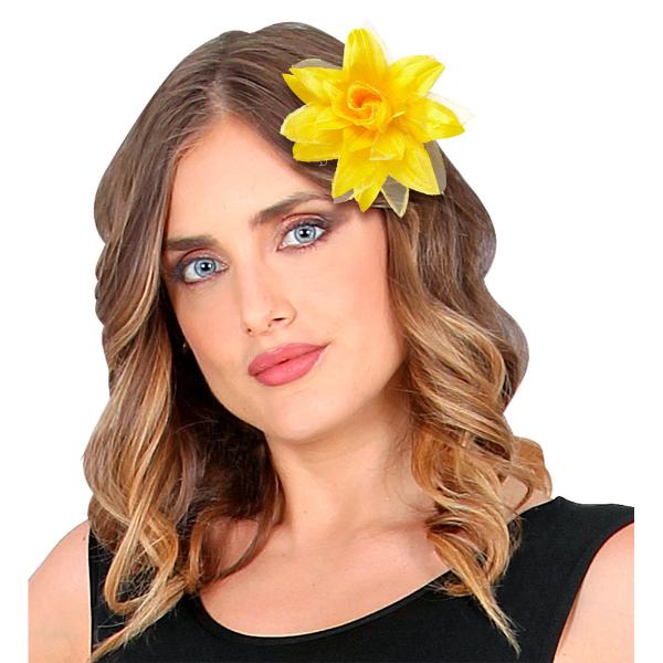 Yellow Flower Hair Clip