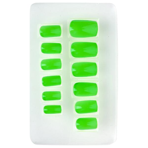 Self Adhesice Neon Green Airbrush Nails