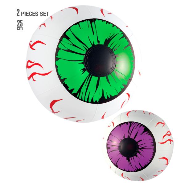 2 Pack Inflatable Eyes - 25cm