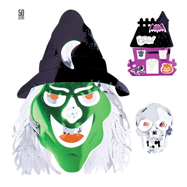Metallic Halloween Hanging Decoration - 50cm