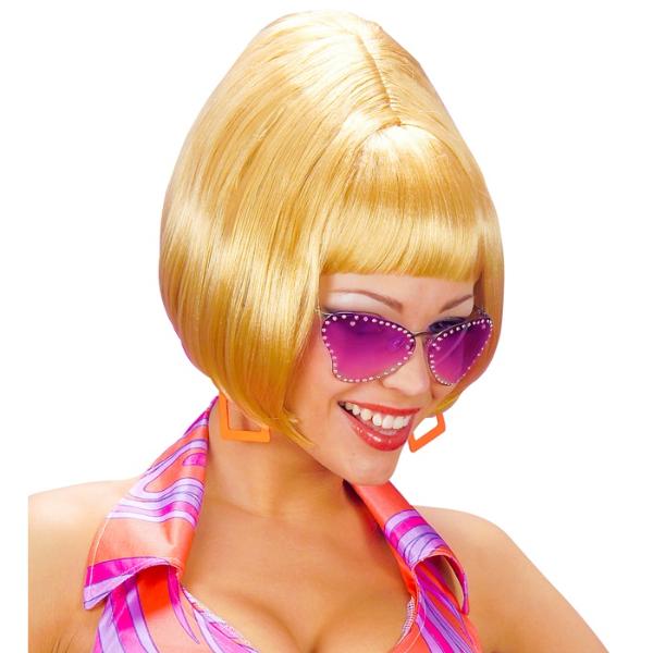 70s Party Girl Blonde Wig In Polybag