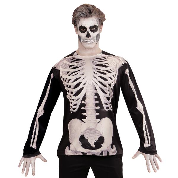 Skeleton Man Long Sleeve T Shirt