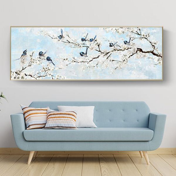 Handpainted Canvas With Frame - 150cm