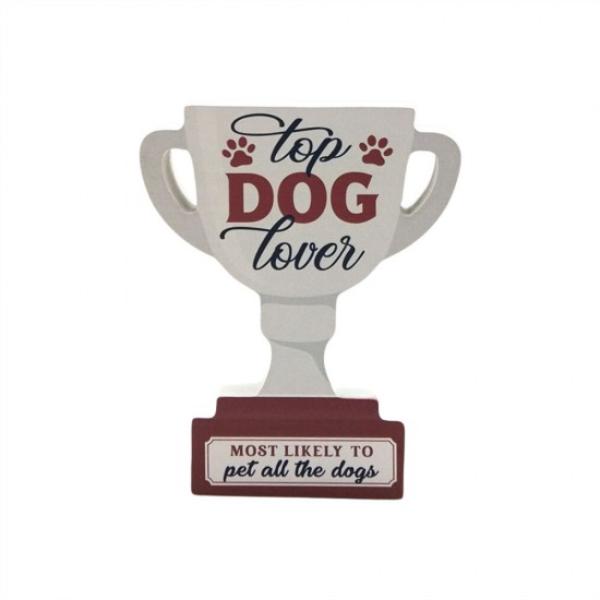 Top Dog Lover Trophy - 13cm