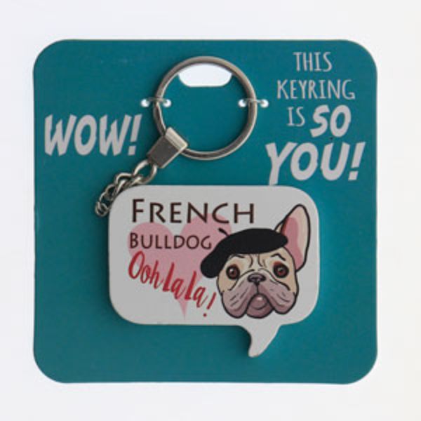 French Bulldog Keyring