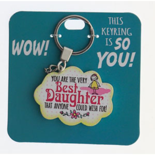 Best Daughter Keyring