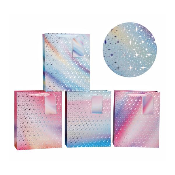 Xtra Large Galaxy Foiled Gift Bag - 42cm x 31cm x 12cm