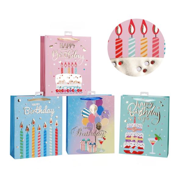 Large Birthday Delight Gift Bag - 32cm x 26cm x 12cm