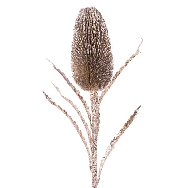 Silver Bottle Brush Stem - 7.62cm x 71cm