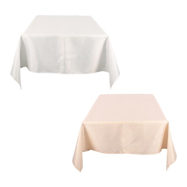 Christmas Gold Or Silver Lurex Table Cloth - 178cm x 132cm