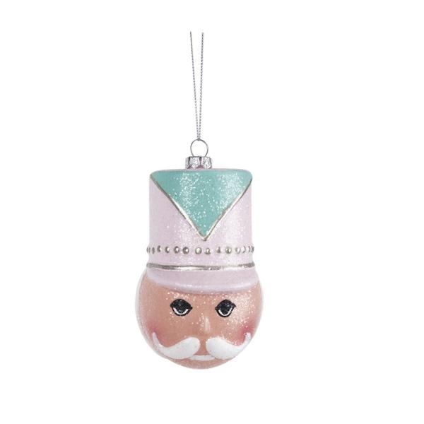 Plastic Nutcracker Ornament - 6.5cm x 6.5cm x 10cm