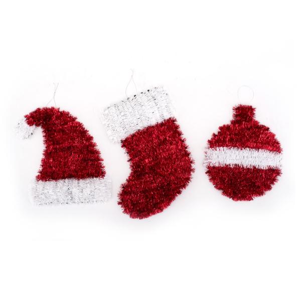 Assorted Christmas Hanging Tinsels