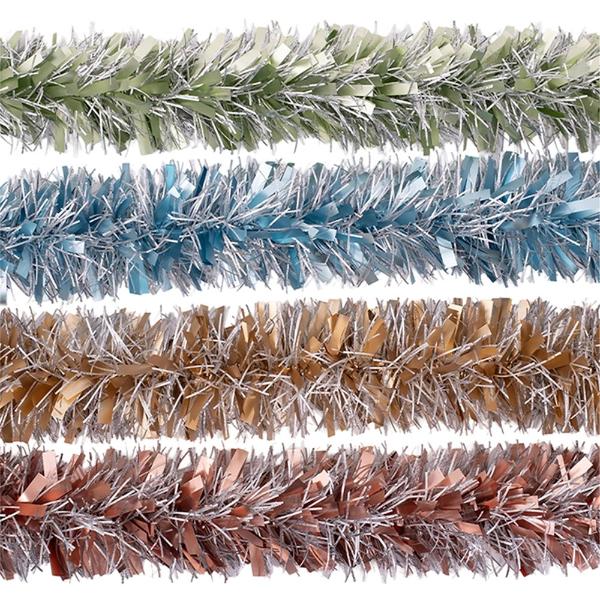 Assorted 7Ply Matte Chunky Fine Cut Tinsel - 200cm