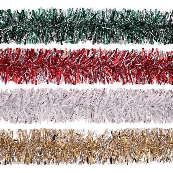Assorted 5Ply Fine Cut Tinsel - 200cm