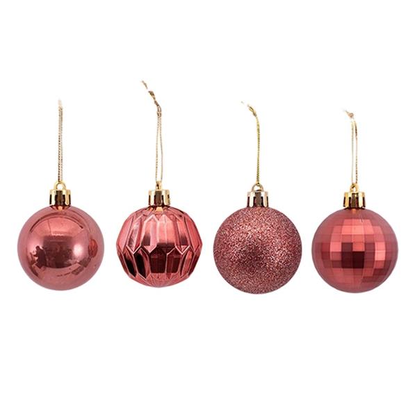10 Pack Scarlet Bauble - 5cm