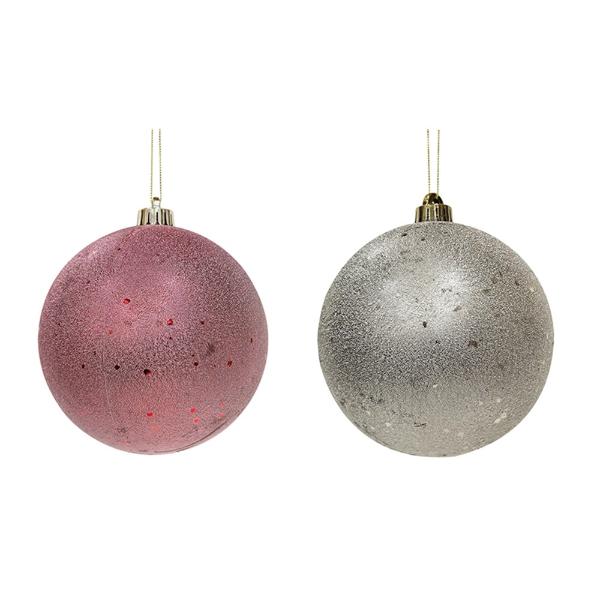 Assorted Bauble In Pvc Box - 15cm