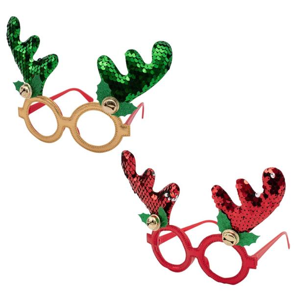 Assorted Reindeer Glasses