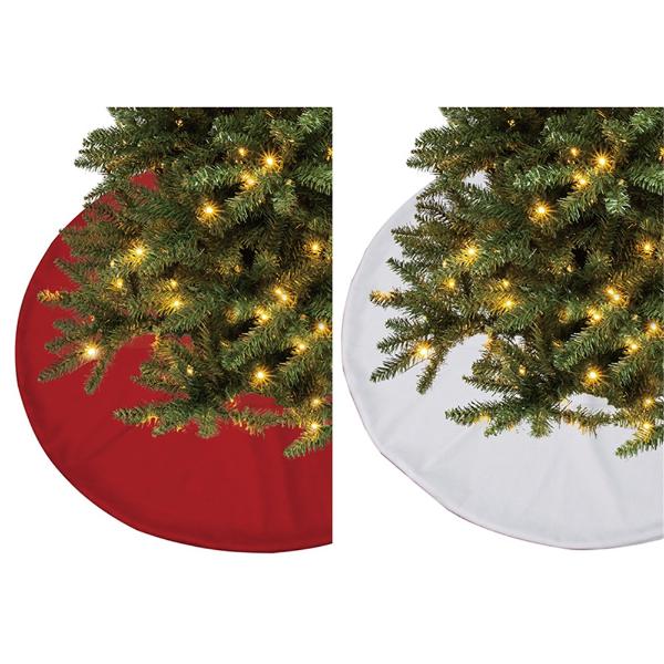 Assorted Fluffy Tree Skirt - 90cm