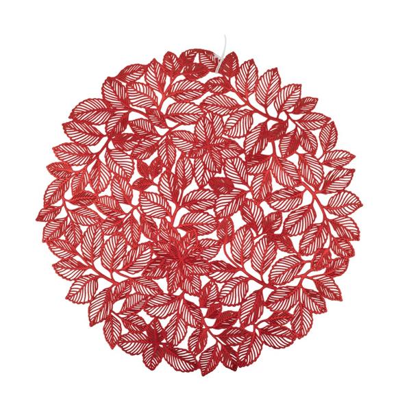 Red Christmas Placemat - 38cm