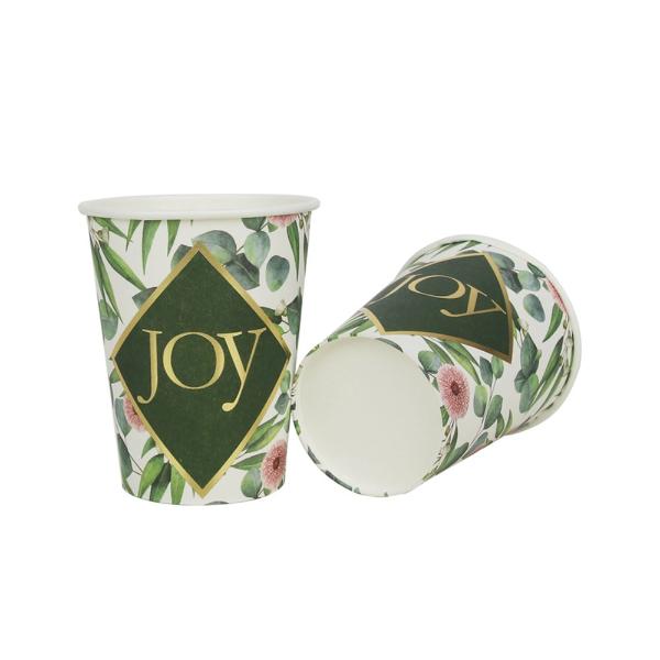 20 Pack Australian Botanical Paper Cup - 266ml