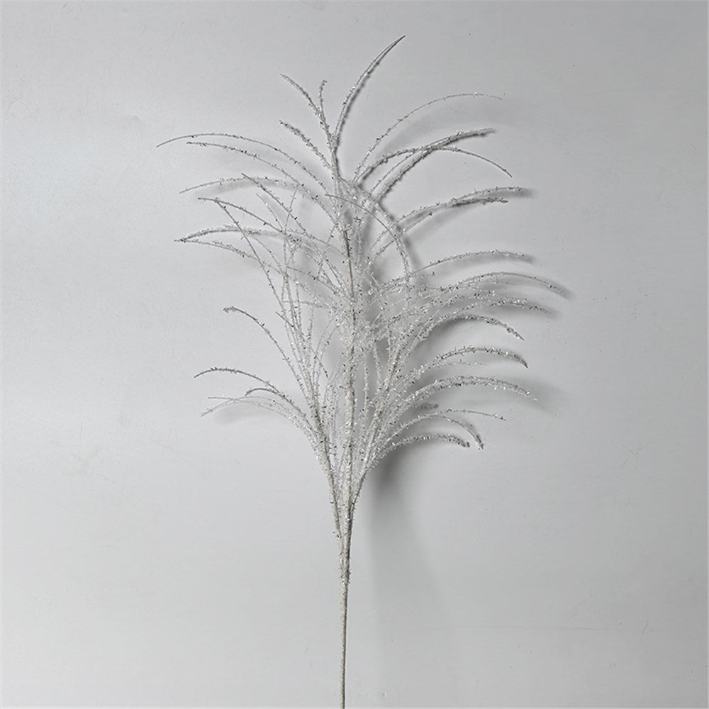 White Glitter Finish Stem - 82cm