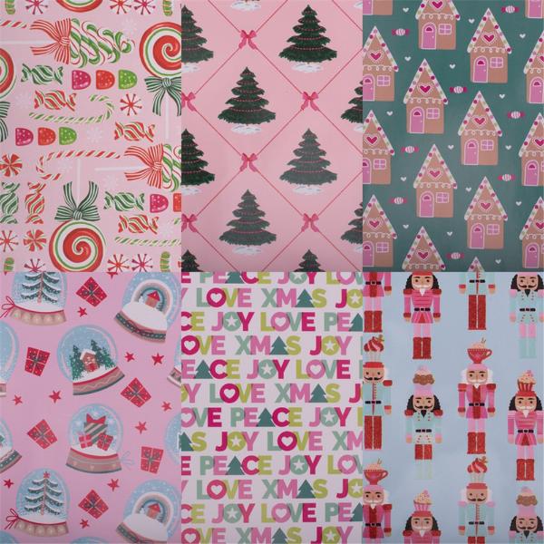 Candy Deluxe Christmas Roll Wrap - 70cm x 10m
