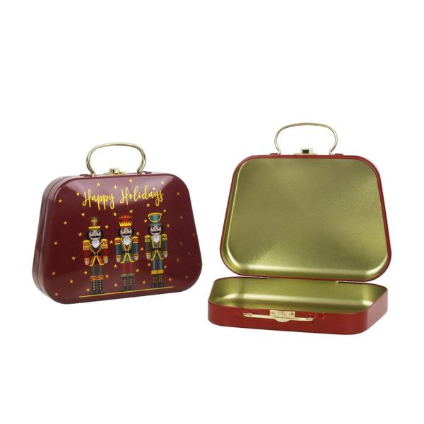 Metal Christmas Case - 20cm x 15cm x 5.3cm