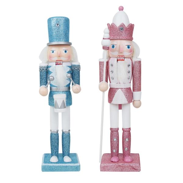 Pink Or Blue Nutcracker - 30cm