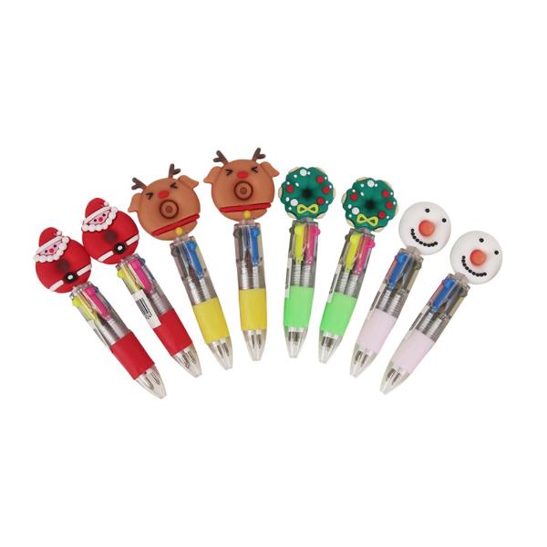 Mini Multicolour Christmas Pen - 15cm