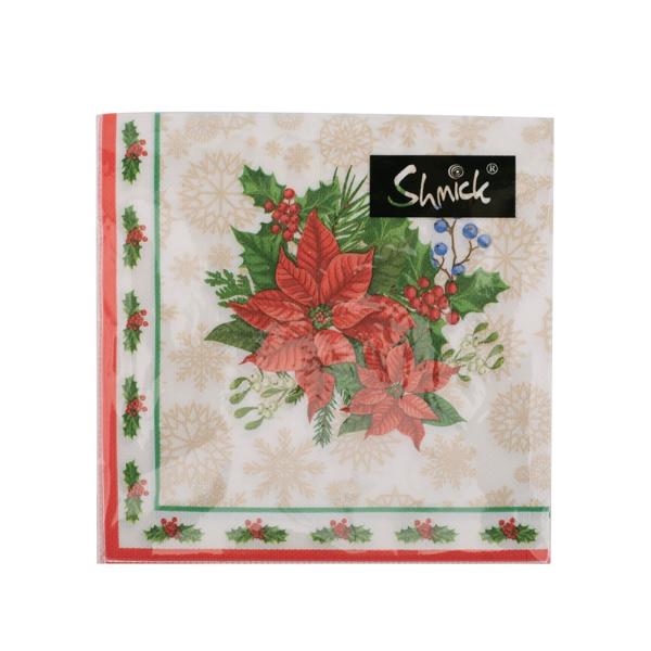 20 Pack Christmas 2Ply Napkins