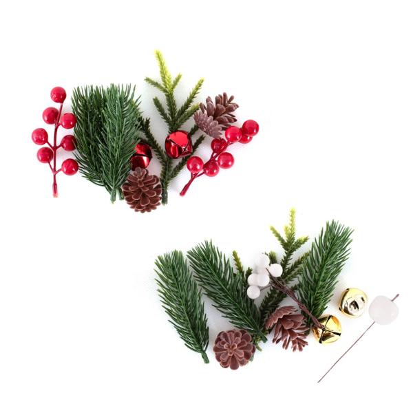 Red & White Berry Sprigs
