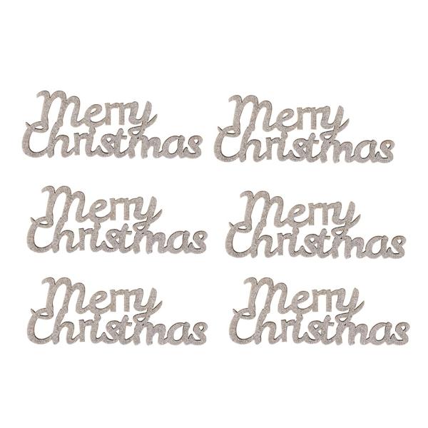 6 Pack Merry Christmas Motif