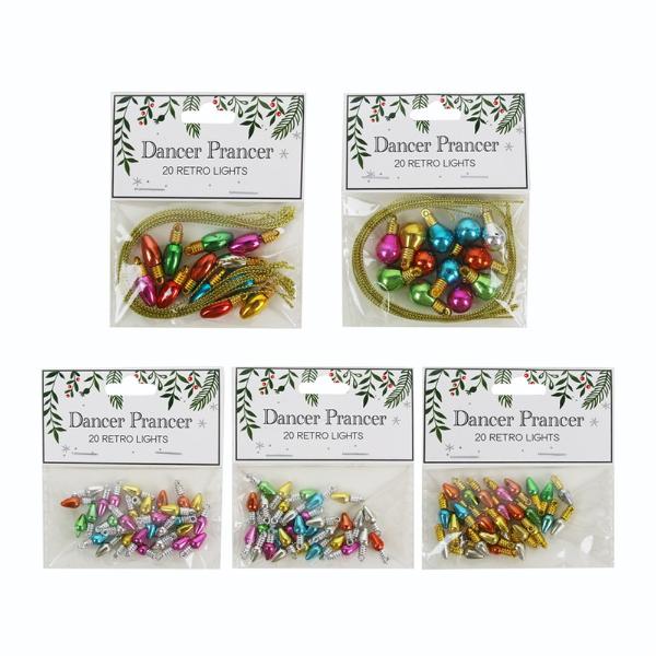 20 Pack Mini Retro Lights