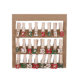 Load image into Gallery viewer, 24 Days Of Christmas Pegs