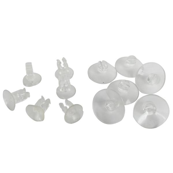 45 Pack Suction Light Hooks - 25cm x 2.2cm x 3cm