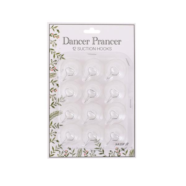 12 Pack Suction Light Hooks - 3cm