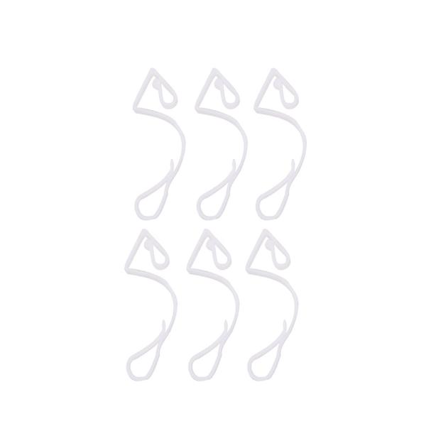 24 Pack Gutter Light Hooks - 6.5cm