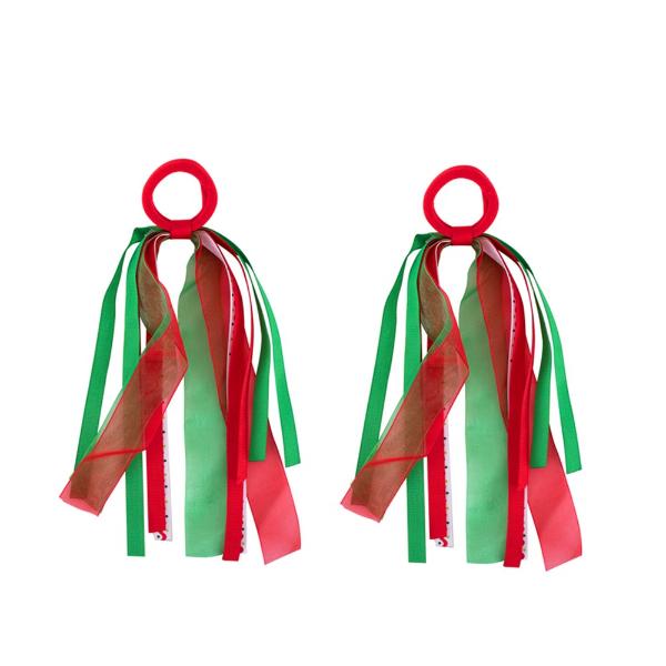 Christmas Ribbon Hair Tie