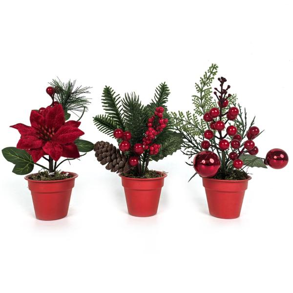 Red Berry Pot - 20cm