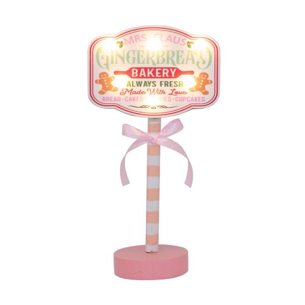 Candy Light Up Sign - 12cm x 7cm x 23cm