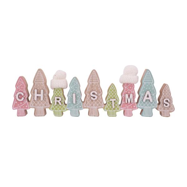 Christmas Candy Sign - 30cm x 10cm