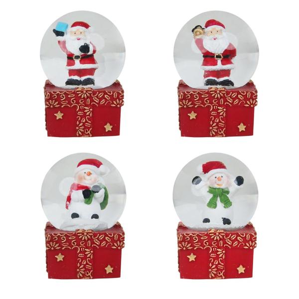 Assorted Snow Globes - 4.6cm x 6.3cm
