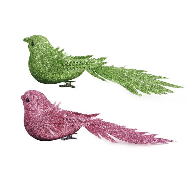Mint Or Pink Bird - 16cm