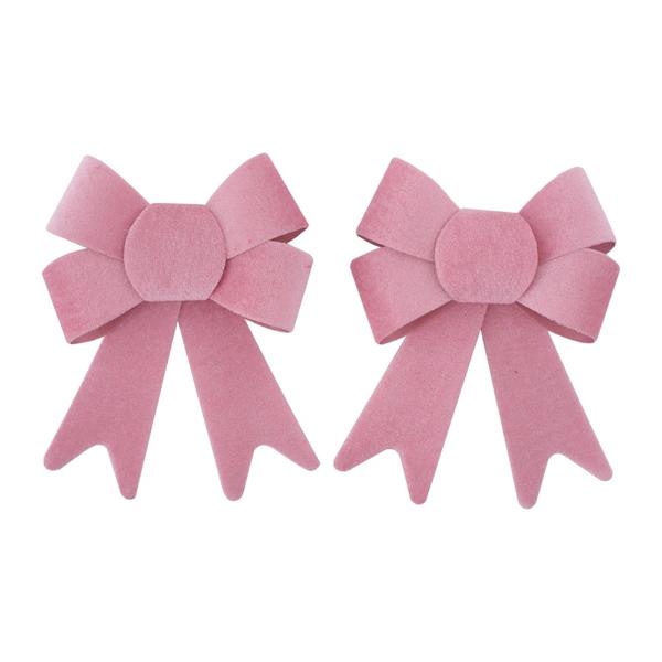 2 Pack Pink Bow - 13cm x 17cm