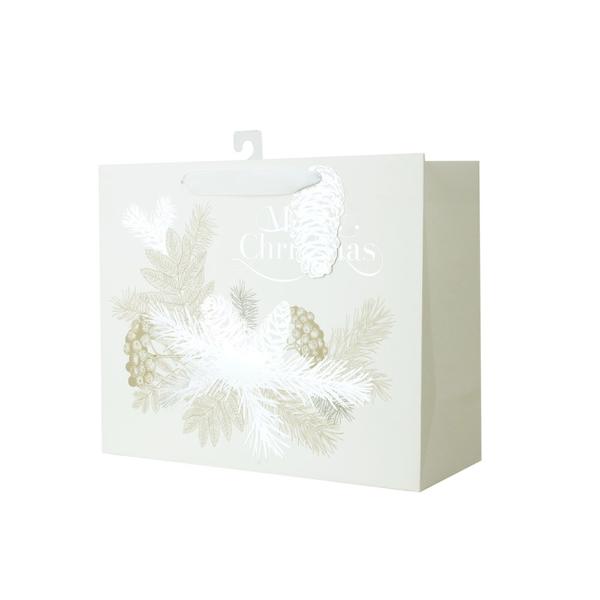 Medium Pine Cone Horizontal Gift Bag - 23cm x 10cm x 18cm