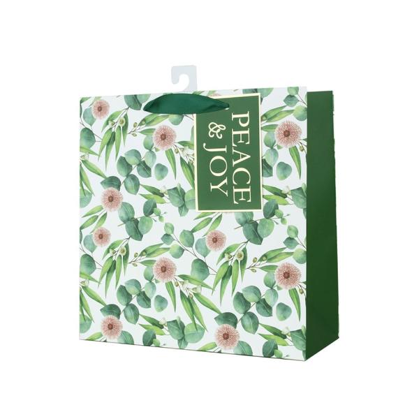Large Australiana Botanical Gift Bag - 25cm x 25cm x 10cm