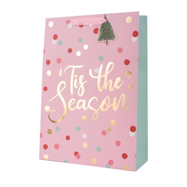 Large Tis The Season Gift Bag - 30cm x 42cm x 12cm