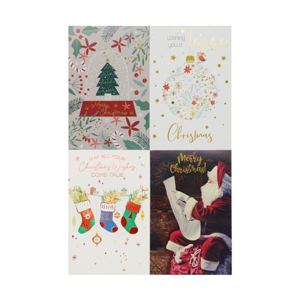 12 Pack Assorted Traditional Greeting Cards With Envelopes