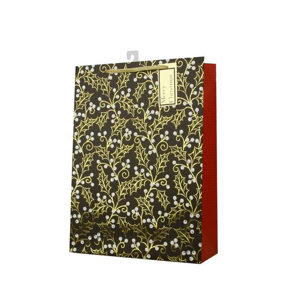 X Large Mistletoe Gift Bag - 30cm x 42cm x 12cm